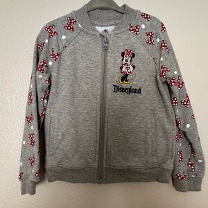 Disney Minnie Mouse “All about the bows” zip up sweatshirt in size 3T